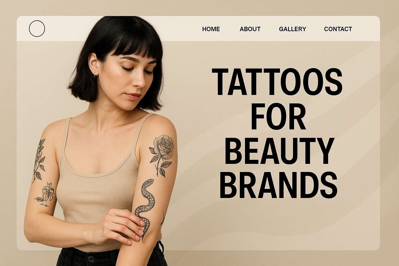 Tattoo website design for beauty brands: best tattoo websites