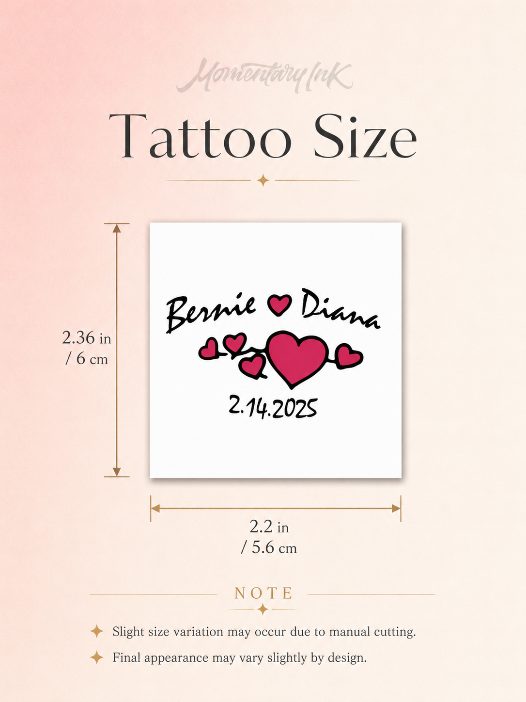 Date Love Tattoo Set