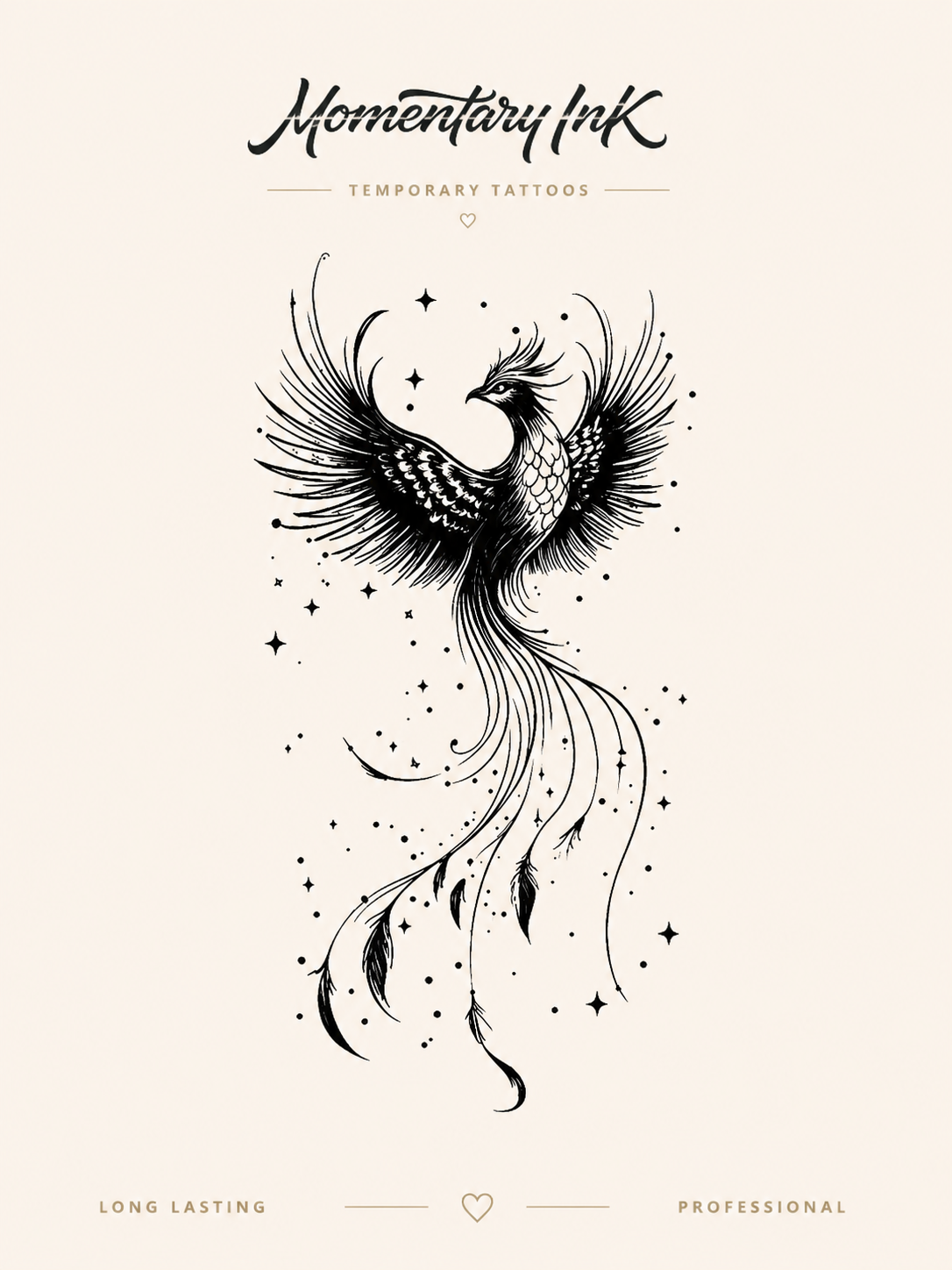 Custom Phoenix Ink Tattoo Set