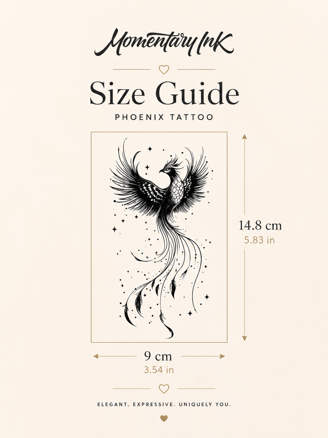 Custom Phoenix Ink Tattoo Set