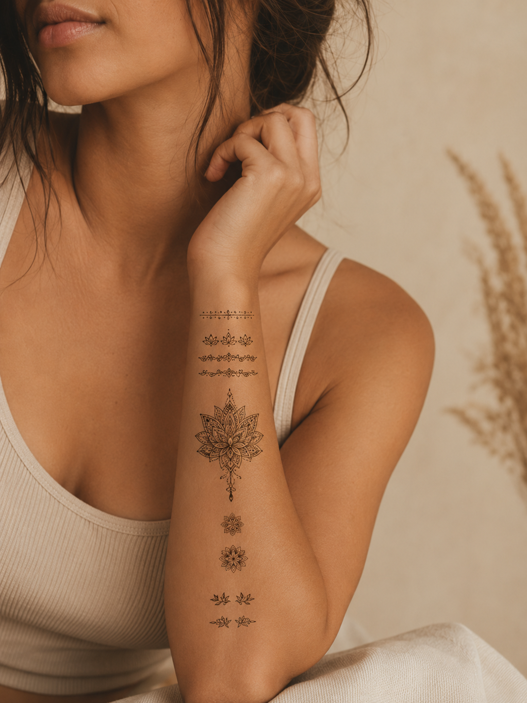 Tattoo Boho Mystic Bloom Set