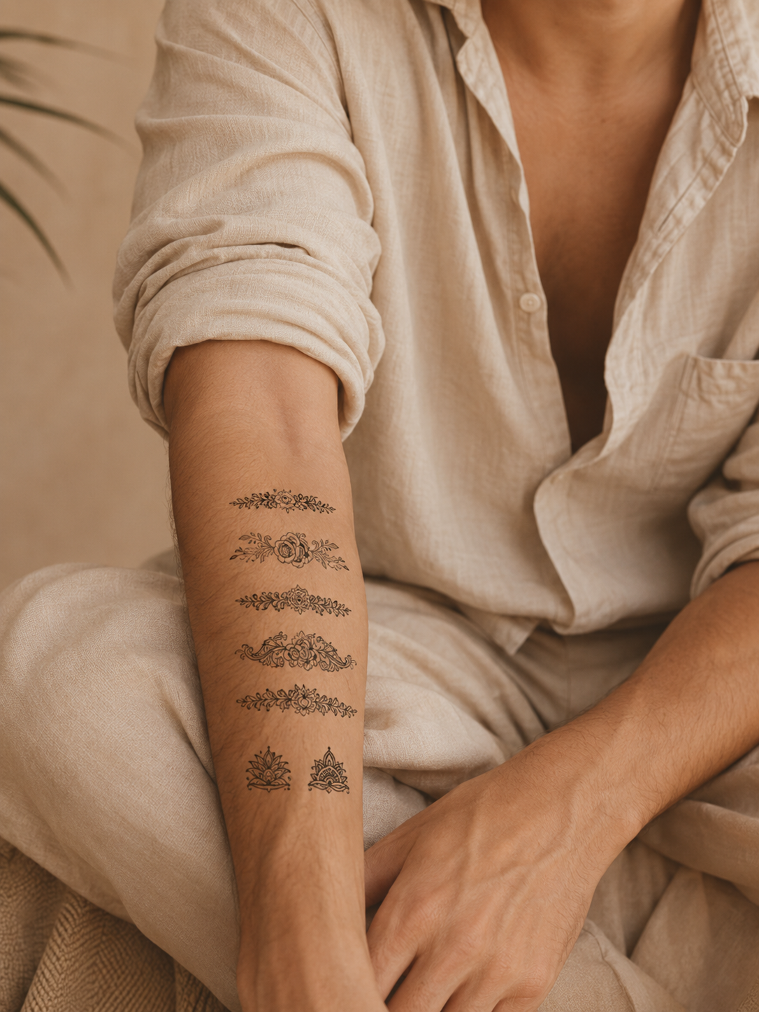 Tattoo Boho Mystic Bloom Set