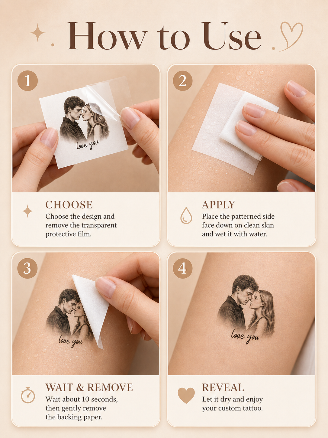 Personalized Couple Ink Set