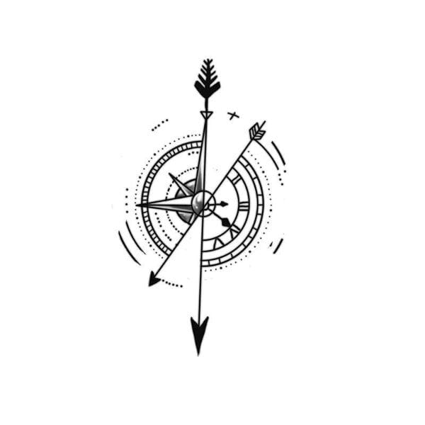 Opening Compass for Black and White