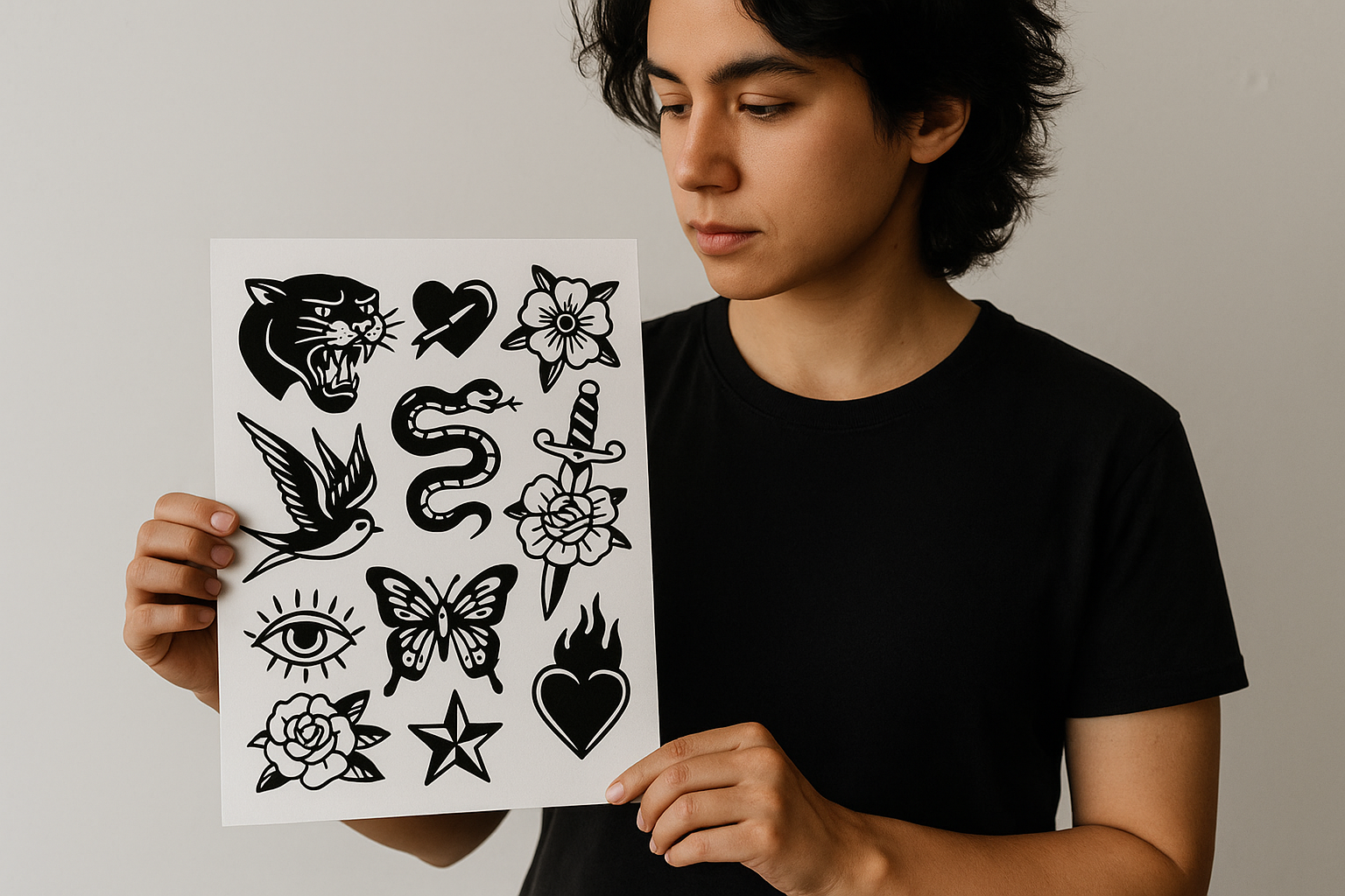 Tattoo patterns for sale: flash tattoo design to buy online