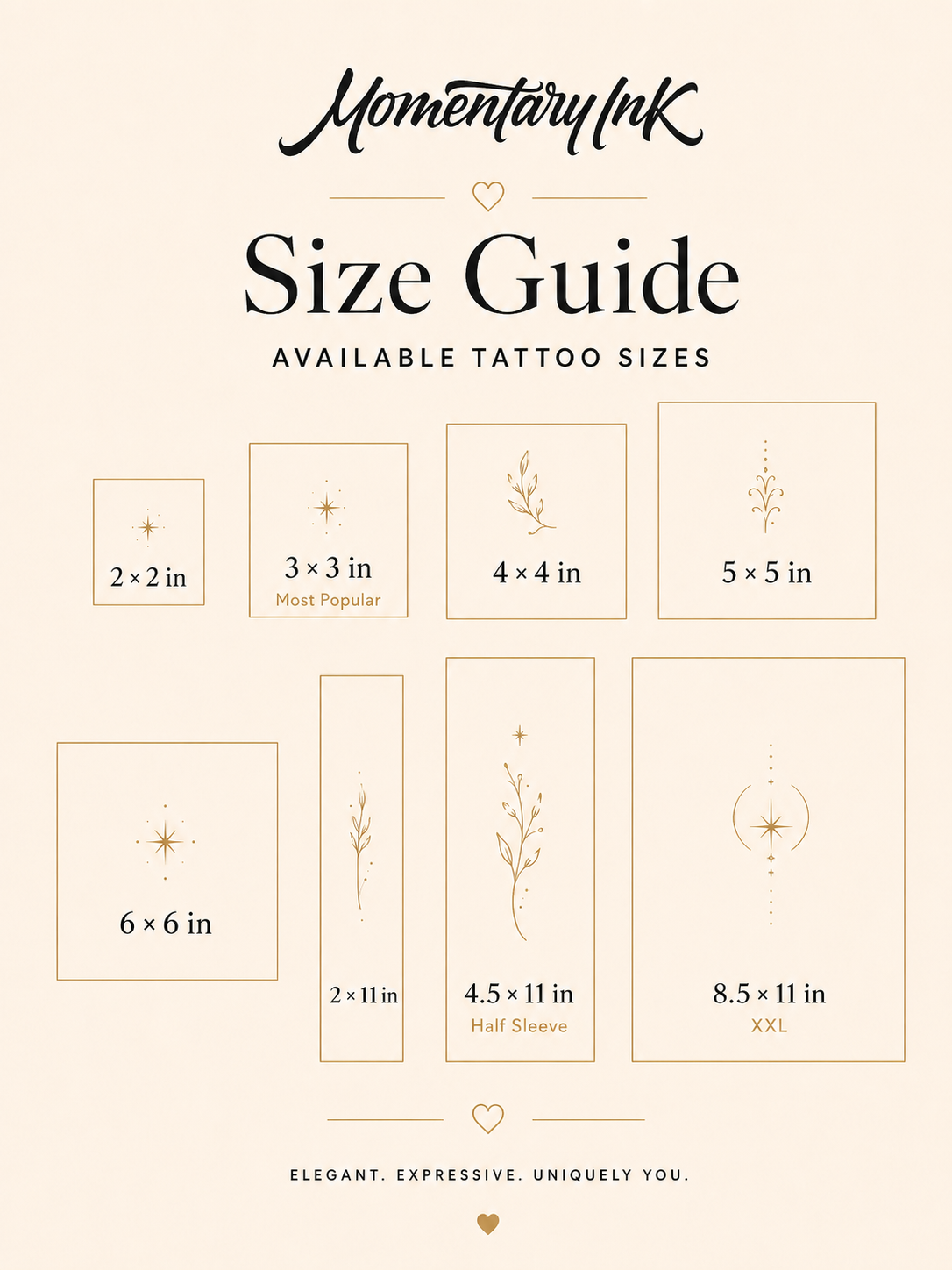 Custom Temporary Tattoo — Upload Your Own Design