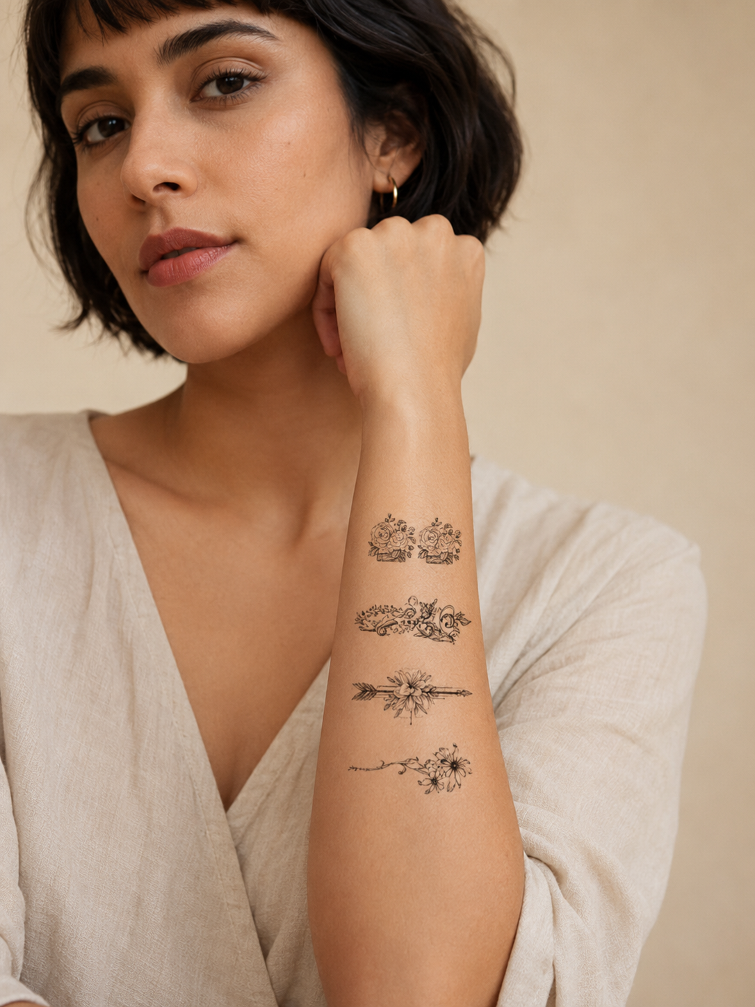Romantic Garden Tattoo Set