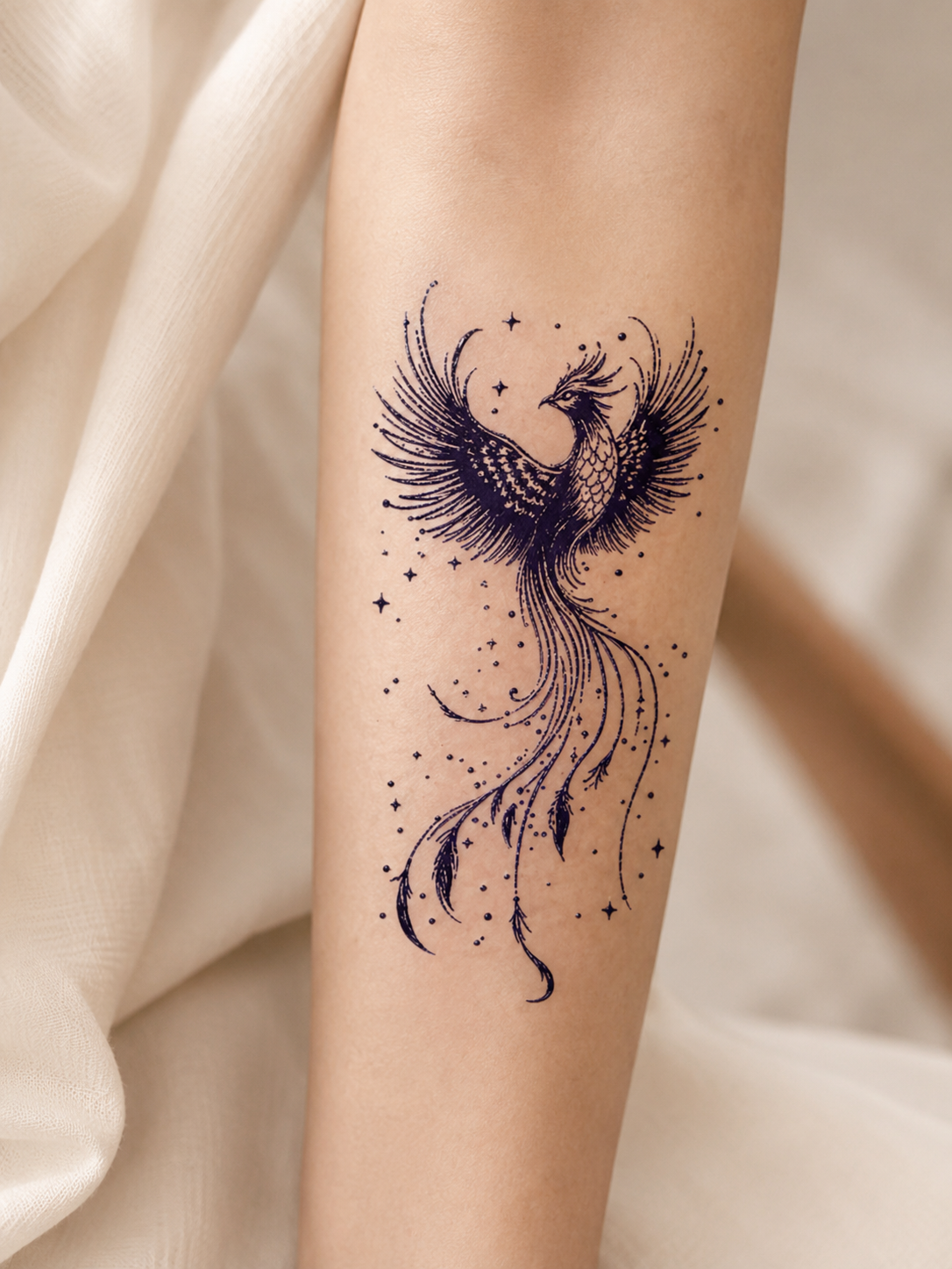 Custom Phoenix Ink Tattoo Set