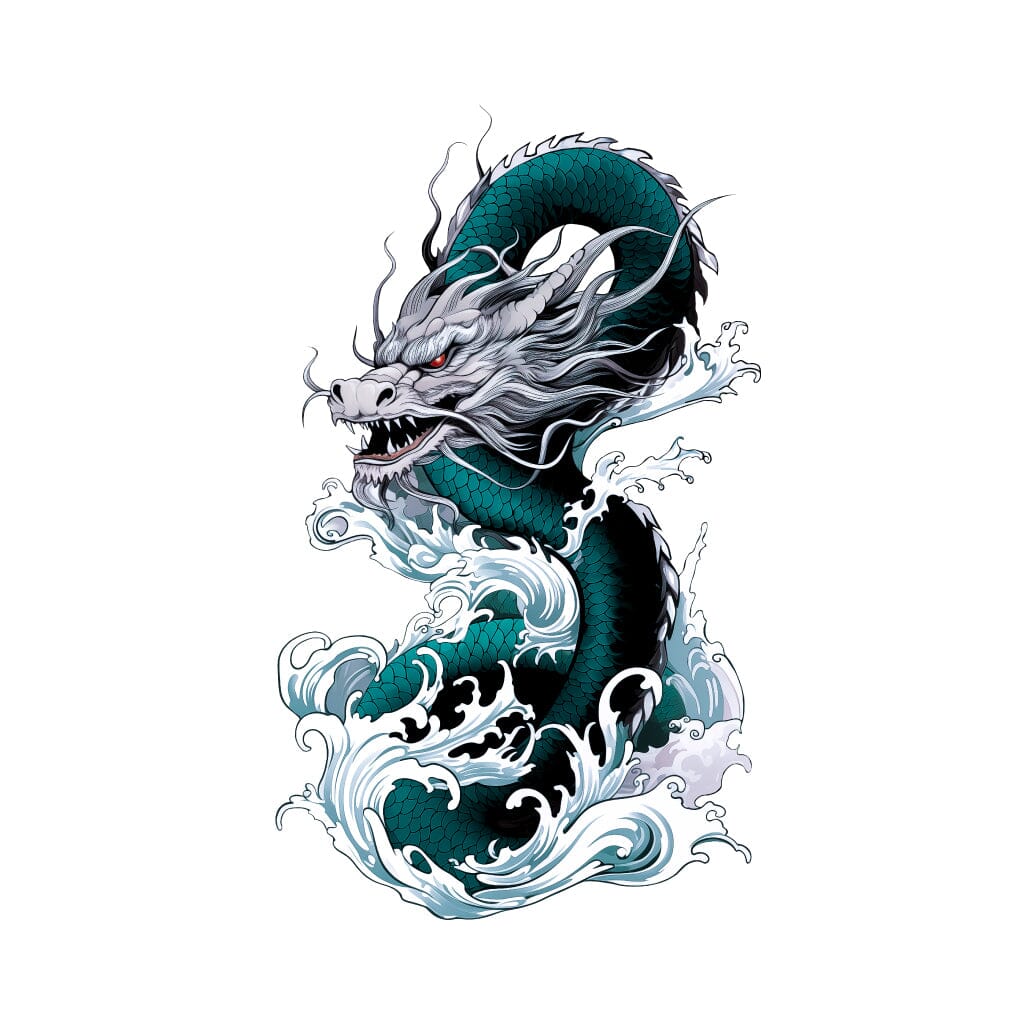 Stunning Water Dragon Tattoo Inspiration