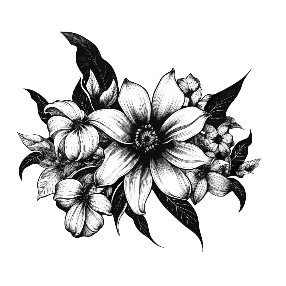 Clematis Temporary Tattoos Momentary Ink 