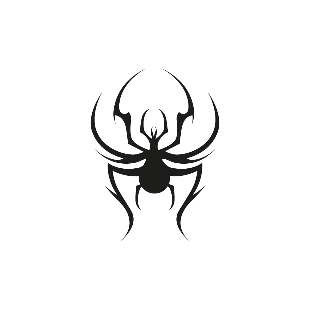 Tribal Spider Temporary Tattoos Momentary Ink 