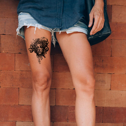 Abstract Medusa Temporary Tattoo Momentary Ink