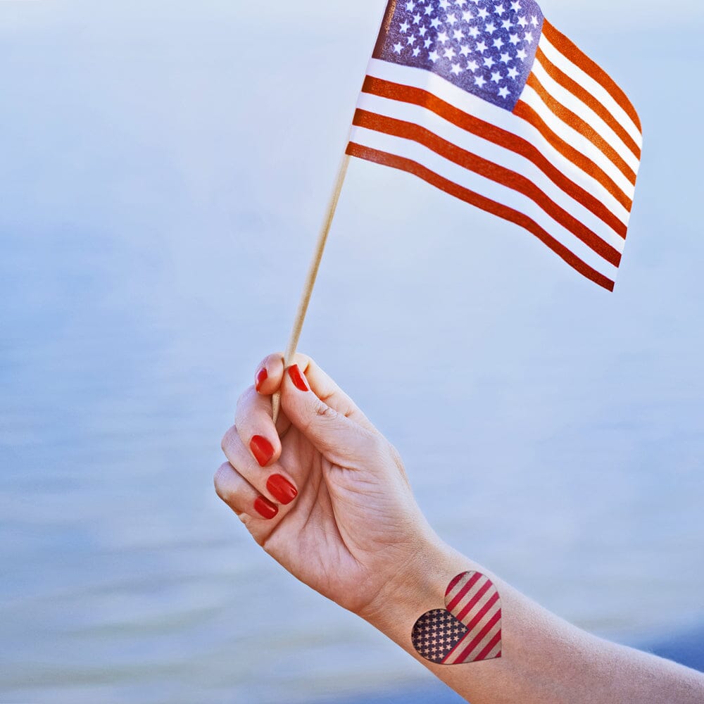 American Flag - American Flag Temporary Tattoos | Momentary Ink