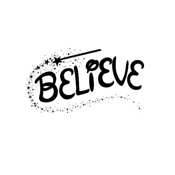 Believe in Magic scART Temporary Tattoo Momentary Ink
