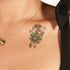 Candy Cane & Heart Bow Temporary Tattoo Momentary Ink