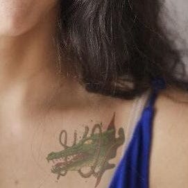 Caught Croc Temporary Tattoo Momentary Ink