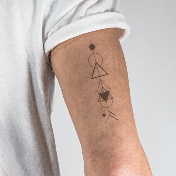 tattoo sleeve, geometric airplane, ... - OpenDream