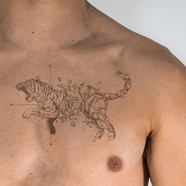 Tiger Art Print, Wild Animal Minimal Art Print, Single Line Art, Big Cat  Tiger Line Drawnig - Etsy | Geometric tiger tattoo, Tiger art, Geometric  tattoo