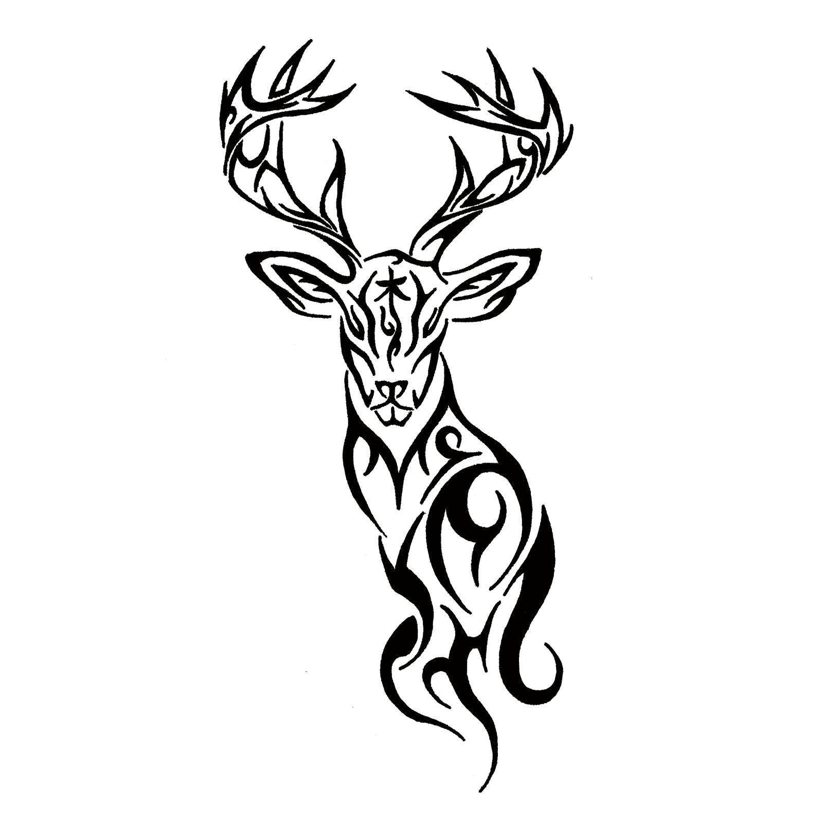 Elk Skull Tattoo Designs