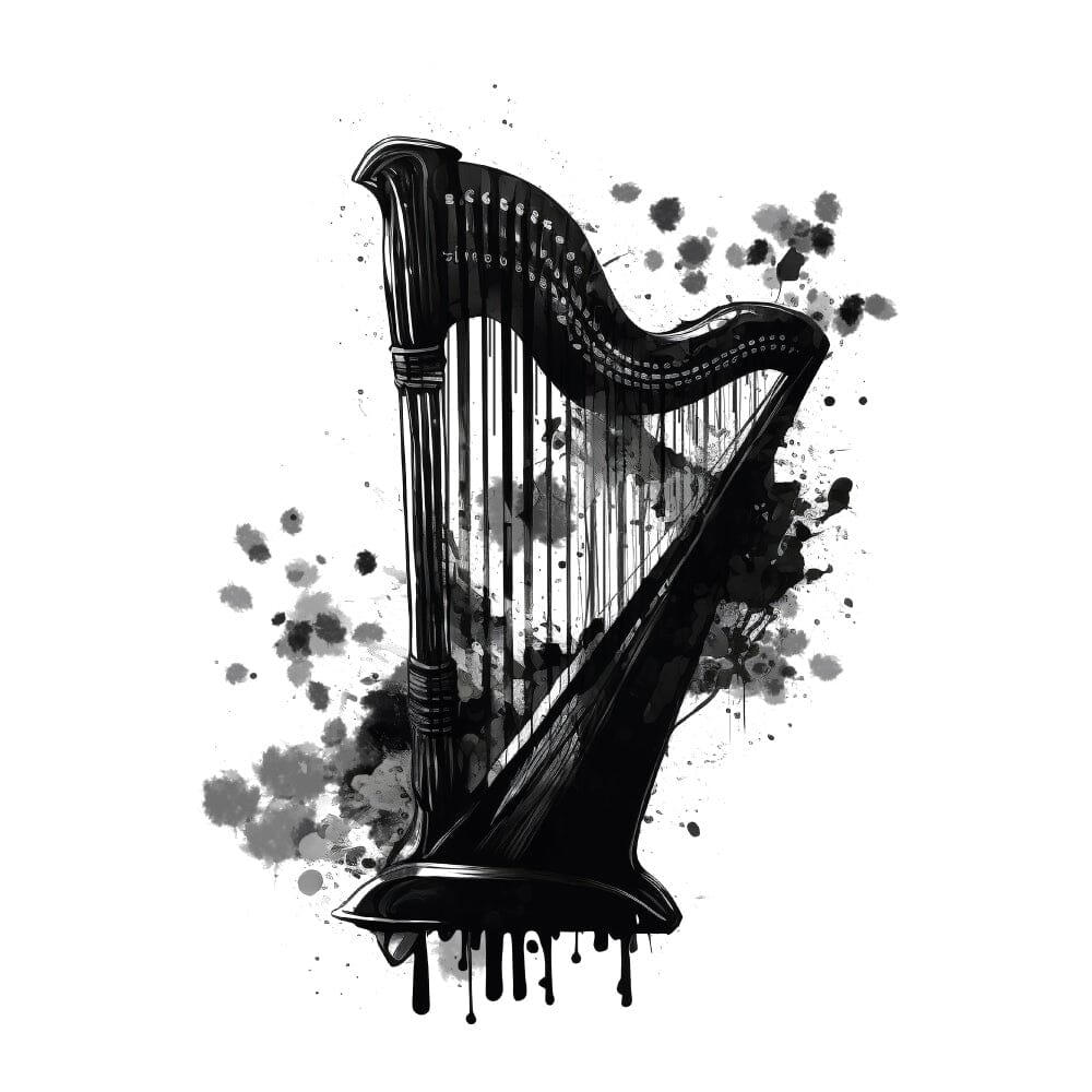 Vector Illustration Of Musical Instrument With Wings, Art For Posters,  Prints And Tattoos. Royalty Free SVG, Cliparts, Vectors, and Stock  Illustration. Image 180405975.