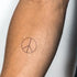 Line Peace Symbol Semi-Permanent 2.0 Momentary Ink