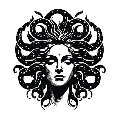 Medusa Head Temporary Tattoos Momentary Ink 