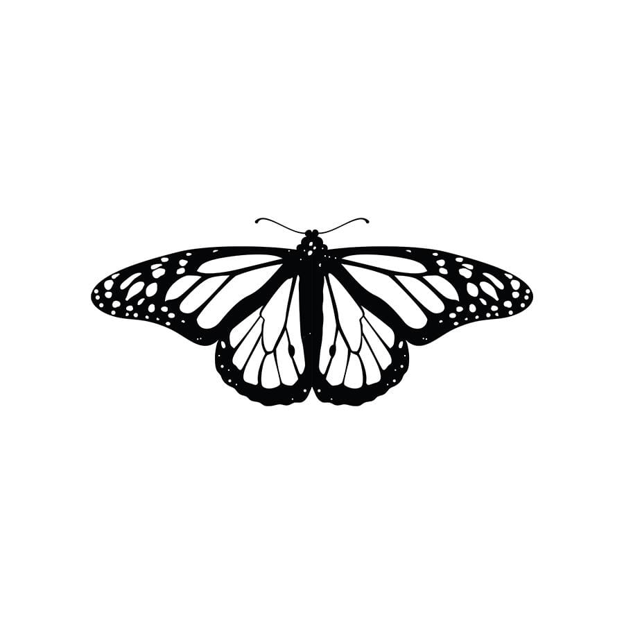 Monarch Butterfly Temporary Tattoo Momentary Ink