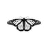 Monarch Butterfly Temporary Tattoo Momentary Ink