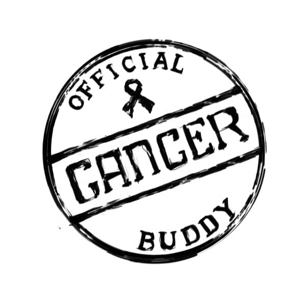 Official Cancer Buddy Ribbon scART Temporary Tattoo Momentary Ink
