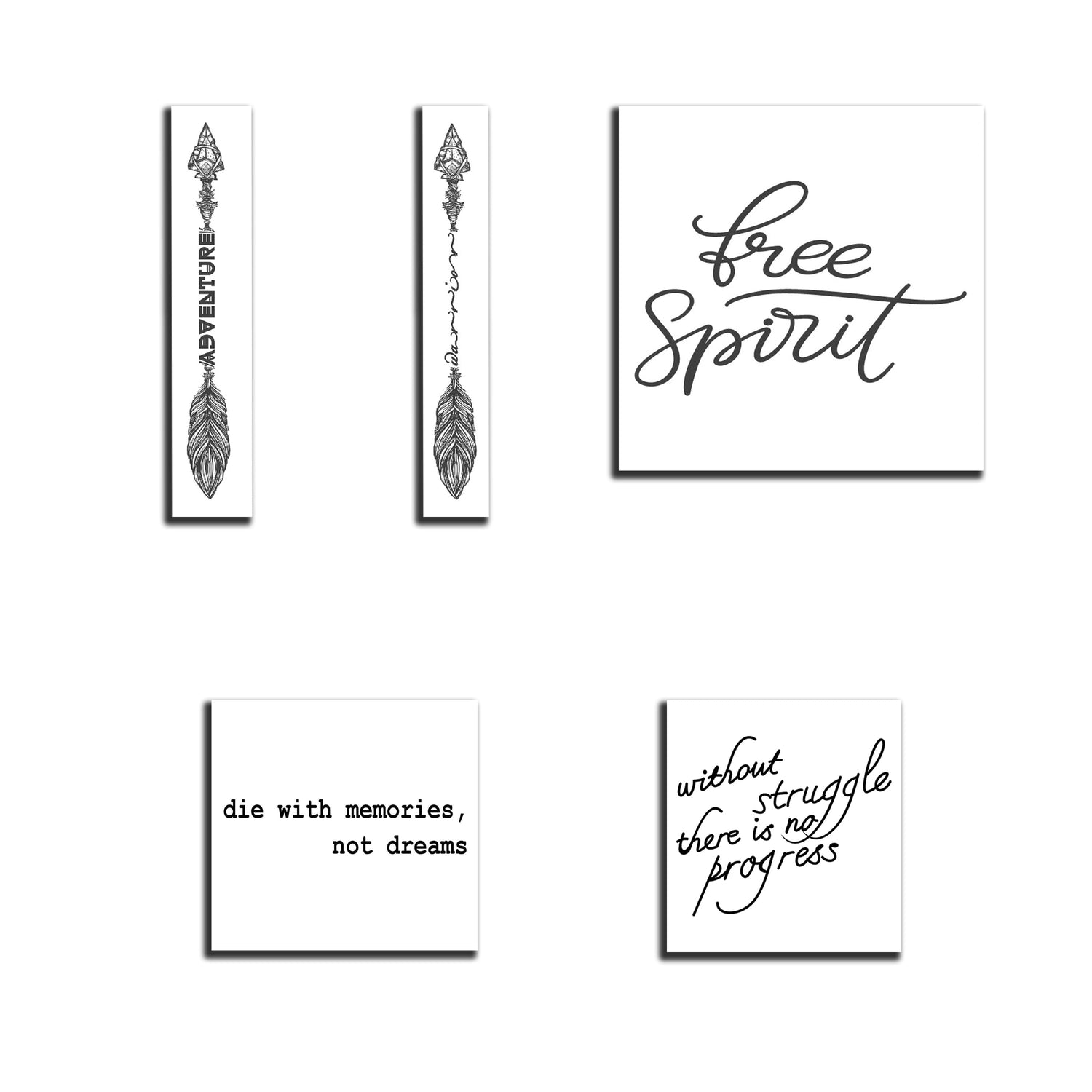 Quotes Pack (5-Pack) Semi-Permanent 2.0 Momentary Ink