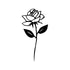 Rose Outline Temporary Tattoo Momentary Ink