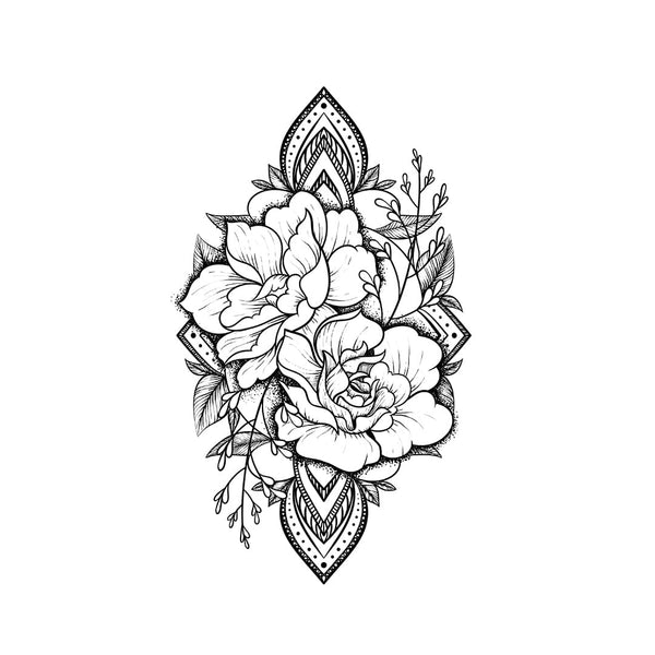 Rose Mandala SVG Cut file by Creative Fabrica Crafts · Creative Fabrica