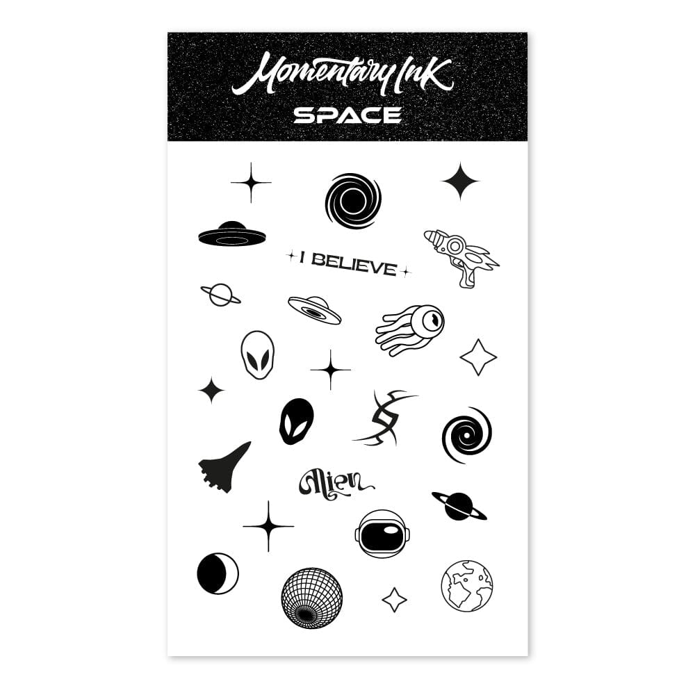 Space Temporary Tattoos  Buy Outer Space Tattoos  WannaBeInkcom